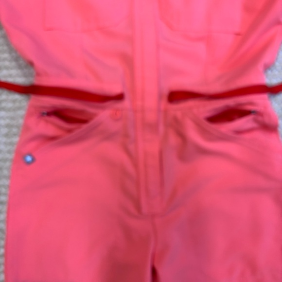 FIGS Rafaela Jumpsuit XS Petite Fiery Coral | Limited Edition Color - Picture 14 of 16